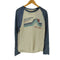 アバクロンビーアンドフィッチ Abercrombie & Fitch ヴィンテージライク ラグランクルーネック長袖Tシャツ y2k メンズ import:L