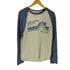 アバクロンビーアンドフィッチ Abercrombie & Fitch ヴィンテージライク ラグランクルーネック長袖Tシャツ y2k メンズ import:L