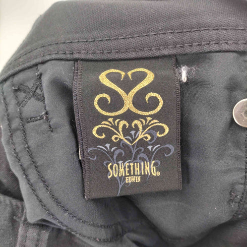 エドウィン EDWIN SOMETHING EDWIN ストレッチローライズフレアデニム y2k レディース JPN:M