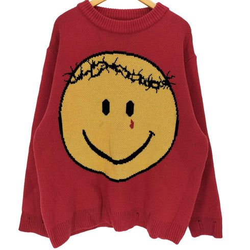 SOMEIT K.O.K VINTAGE KNIT ニット セーター スマイル メンズ JPN:M