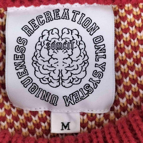 SOMEIT K.O.K VINTAGE KNIT ニット セーター スマイル メンズ JPN:M