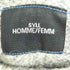 シュウオムフェム SYU. HOMME/FEMM Interstate Argyle アーガイル サイドジップ ウール ニット セーター メンズ JPN:2