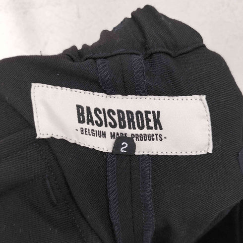 バージズブルック BASISBROEK ウエストゴム テーパードスラックス メンズ JPN:2