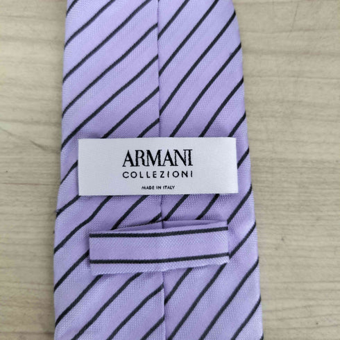 アルマーニコレツィオーニ ARMANI COLLEZIONI ストライプ シルクネクタイ メンズ