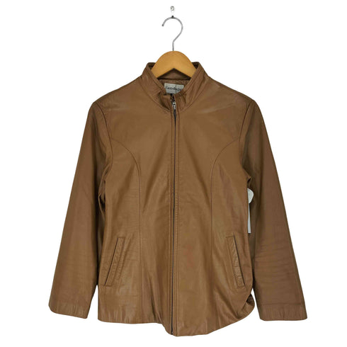 Castelba Jac real leather リアルレザー ジップアップジャケット レディース 66