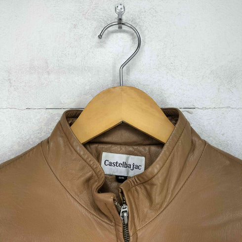 Castelba Jac real leather リアルレザー ジップアップジャケット レディース 66
