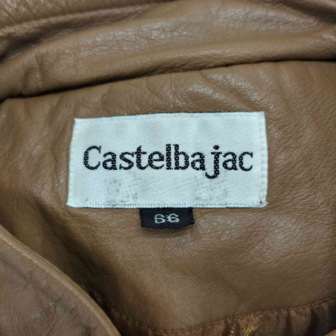 Castelba Jac real leather リアルレザー ジップアップジャケット レディース 66