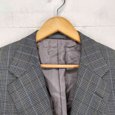 バーバリーズ BURBERRYS ウール&シルク 背抜き 2B テーラードジャケット メンズ 170