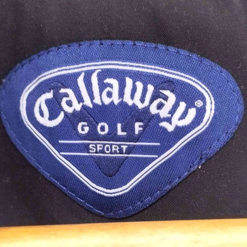 キャロウェイ Callaway バックロゴ刺繍 ハーフジップ ナイロン プルオーバー メンズ JPN:L