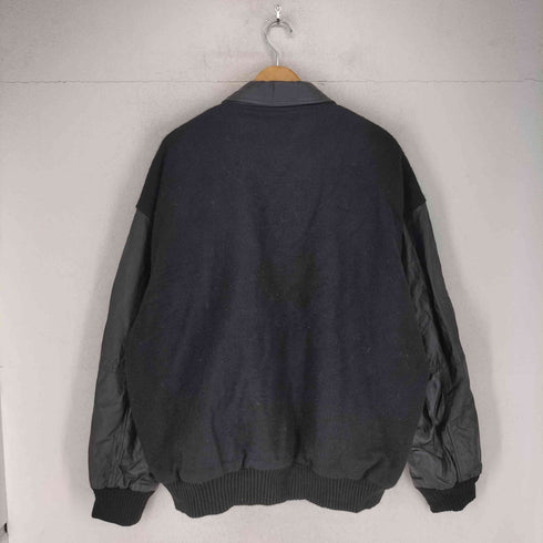 Cullinz Creek 襟袖レザー 企業ロゴ スタジャン メンズ 2XL