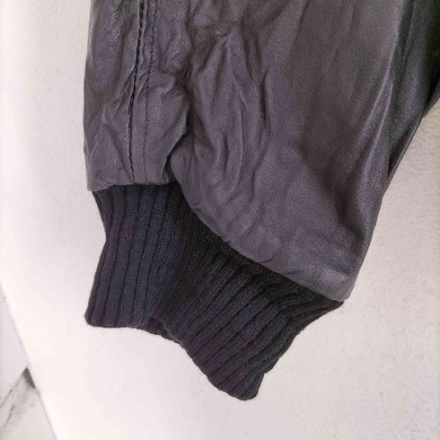 Cullinz Creek 襟袖レザー 企業ロゴ スタジャン メンズ 2XL