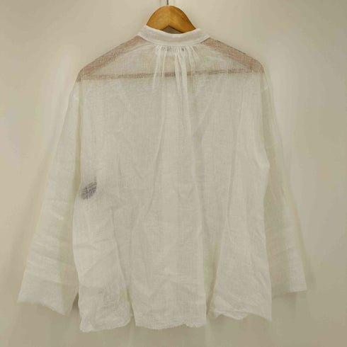 CALMER 26SS LINEN MESH SHIRT リネンメッシュシャツ レディース FREE