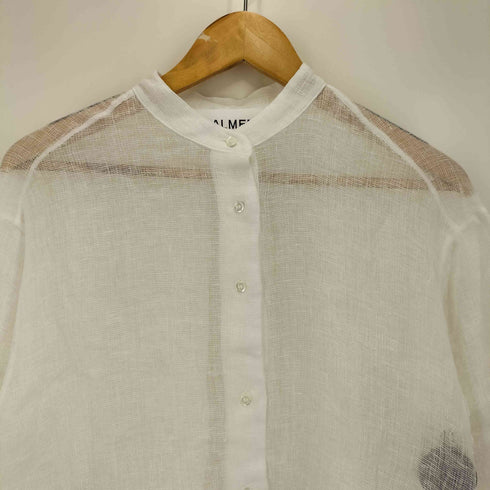 CALMER 26SS LINEN MESH SHIRT リネンメッシュシャツ レディース FREE