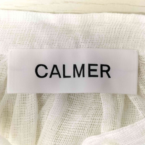 CALMER 26SS LINEN MESH SHIRT リネンメッシュシャツ レディース FREE