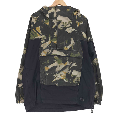 オークリー OAKLEY FGL TC STROKE ANORAK GREEN PRINT メンズ S