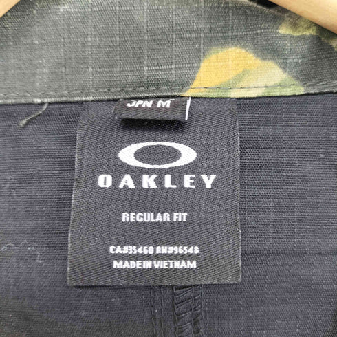 オークリー OAKLEY FGL TC STROKE ANORAK GREEN PRINT メンズ S