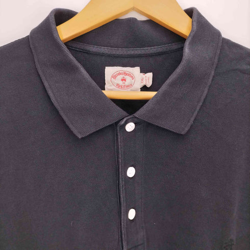 ブルックスブラザーズレッドフリース BROOKS BROTHERS REDFLEECE GFロゴ 鹿の子 S/S 半袖 ポロシャツ メンズ import:XXL