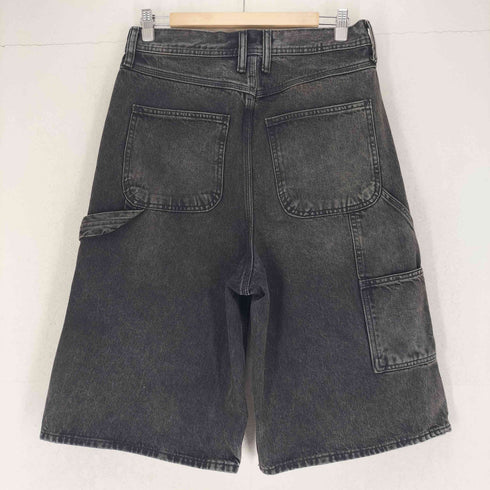 ギャップ Gap 26SS バギー ダブルニー ペインター ブラック デニム ハーフパンツ ショーツ メンズ 28