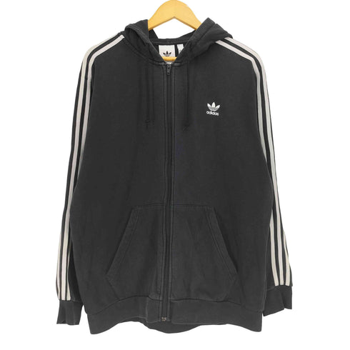 アディダスオリジナルス adidas Originals 3 STRIPES FULL ZIP HOODIE スリーストライプ フルジップ フーディー メンズ import:L