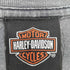 ハーレーダビッドソン HARLEY-DAVIDSON ダメージ加工 スカル タイダイ クルーネック 半袖 Tシャツ ビッグサイズ メンズ