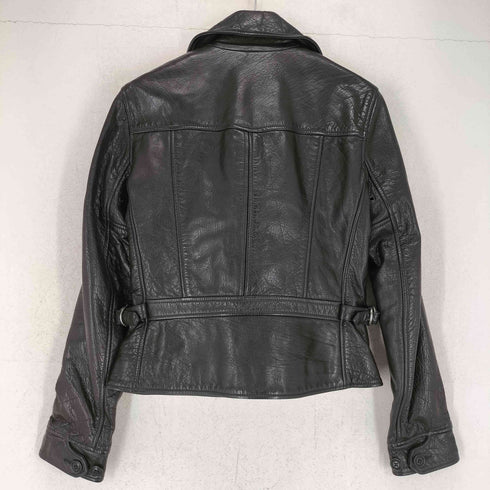 ポロバイラルフローレン Polo by RALPH LAUREN buffalo leather バッファローレザー 水牛革 ダブル ライダースジャケット レディース 4