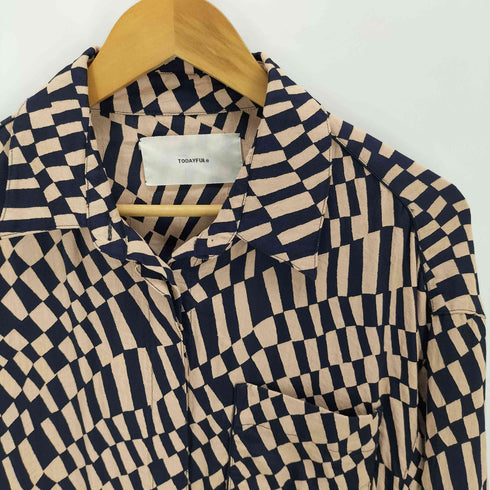 トゥデイフル TODAYFUL Geometric Over Shirts ジオメトリックオーバーシャツ レディース FREE