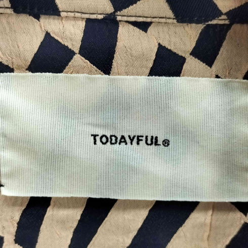 トゥデイフル TODAYFUL Geometric Over Shirts ジオメトリックオーバーシャツ レディース FREE