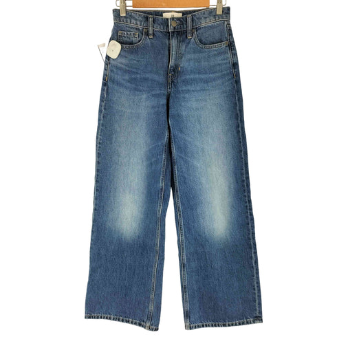 バナナリパブリック BANANA REPUBLIC HIGH-RISE RIGID WIDE LEG デニムパンツ レディース US:26-27