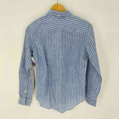 FINGER FOX AND SHIRTS リネンストライプボタンダウンシャツ メンズ JPN:XS