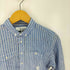 FINGER FOX AND SHIRTS リネンストライプボタンダウンシャツ メンズ JPN:XS