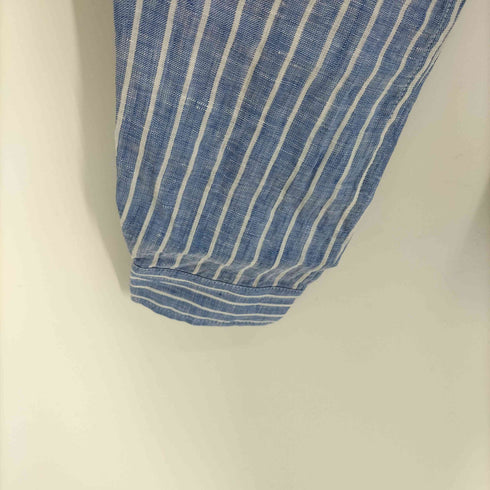 FINGER FOX AND SHIRTS リネンストライプボタンダウンシャツ メンズ JPN:XS