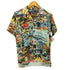 ポロバイラルフローレン Polo by RALPH LAUREN CLASSIC FIT PATCHWORK PRINT CAMP SHIRT クラシックフィット パッチワークプリント キャンプ シャツ メンズ import:XS