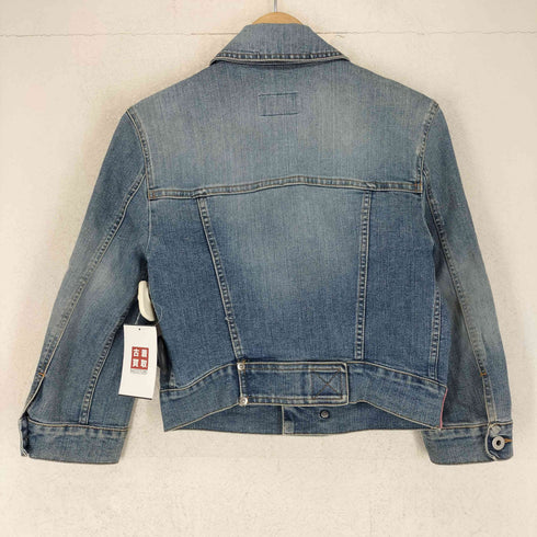 ディーアンドジードルチェアンドガッバーナ D&G DOLCE&GABBANA MADE IN ITALY イタリア製 ジップ デニム ジャケット レディース S