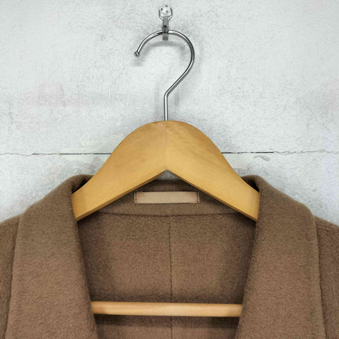 バーバリーズ BURBERRYS CASHMERE カシミヤ100% ダブルテーラードジャケット 胡桃ボタン レディース JPN:9号