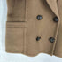 バーバリーズ BURBERRYS CASHMERE カシミヤ100% ダブルテーラードジャケット 胡桃ボタン レディース JPN:9号