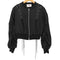 ファーファー furfur 25aw レースアップサテンブルゾン レディース ONE SIZE