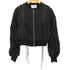 ファーファー furfur 25aw レースアップサテンブルゾン レディース ONE SIZE