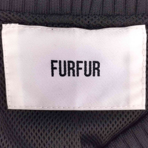 ファーファー furfur 25aw レースアップサテンブルゾン レディース ONE SIZE