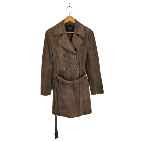 ボッシュ BOSCH pig suede ピッグスエード トレンチコート レディース JPN:M