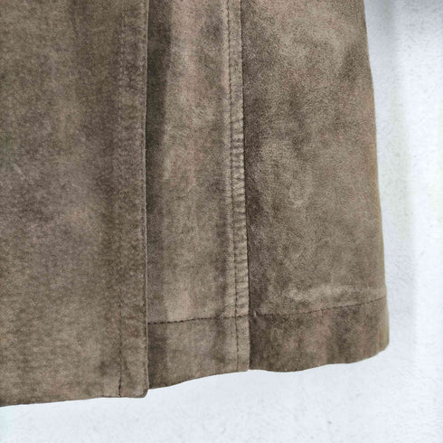 ボッシュ BOSCH pig suede ピッグスエード トレンチコート レディース JPN:M