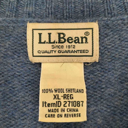 エルエルビーン L.L.Bean ウール クルーネック ニット セーター メンズ XL