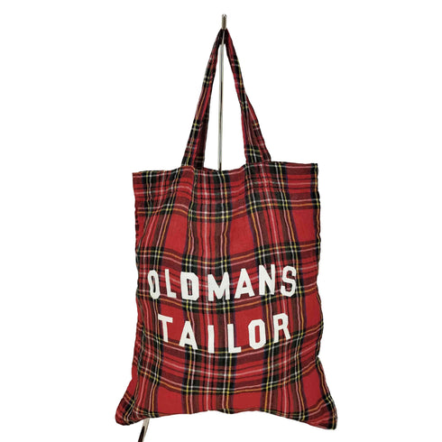 オールドマンズテーラー R&D.M.Co-/OLDMAN’S TAILOR タータンチェック トートバッグ レディース