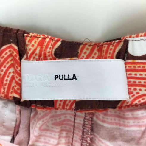 トーガプルラ TOGA PULLA レーヨン100% 総柄 イージーパンツ レディース 34