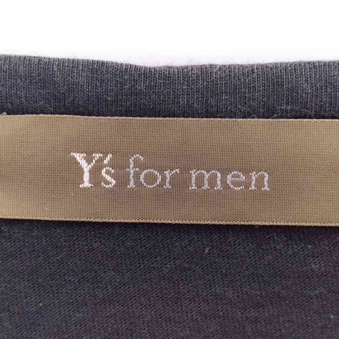 ワイズフォーメン Ys for men ヘンリーネック S/S 半袖 Tシャツ メンズ JPN:3