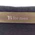 ワイズフォーメン Ys for men ヘンリーネック S/S 半袖 Tシャツ メンズ JPN:3