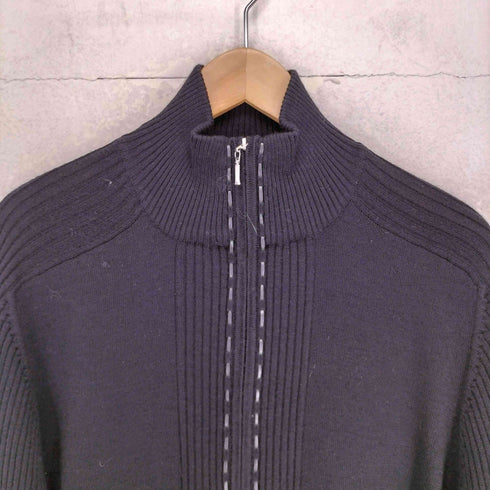 FULL HOUSE HOMME フルハウスオム ウール アクリル レザーステッチ ドライバーズニット domestic メンズ M