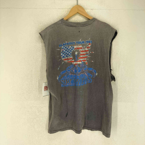 ヘインズ Hanes 80-90s MADE IN USA USA製 BLACKOUT TOUR 1983 バンド ノースリーブ タンクトップ メンズ XL