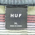 ハフ HUF ロゴ刺繍 ボーダー 半袖 Tシャツ メンズ XL
