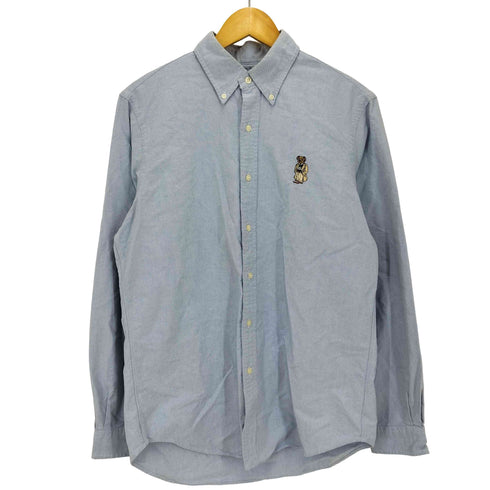 ラルフローレン RALPH LAUREN CLASSIC FIT ポロベア オックスフォードシャツ メンズ import:M