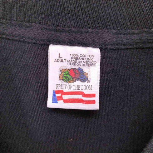 フルーツオブザルーム FRUIT OF THE LOOM 1996年製 袖裾シングル フォトプリント 半袖 Tシャツ メンズ L